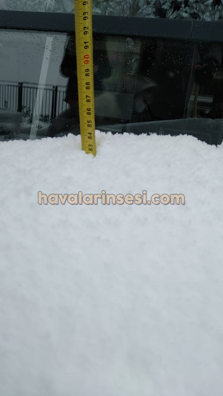 samsun 83cm kar 16 şubat